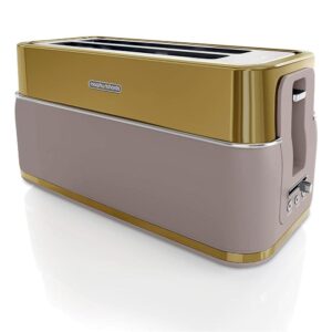 Morphy Richards Signature Opulent 4 Slice Toaster Stainless Steel 1750W – Gold