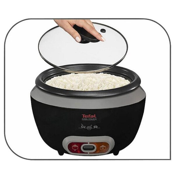 Tefal Cool Touch Rice Cooker 20 Portions 700W 1.8 Litre - Black - Image 3