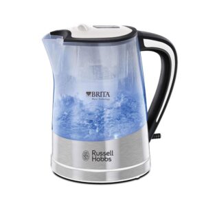 Russell Hobbs Brita Filter Purity Electric Cordless Kettle 3000W 1 Litre – Clear