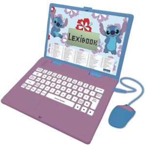 Lexibook Disney Stitch Bilingual Educational Laptop With 120 Activites – Multicolour