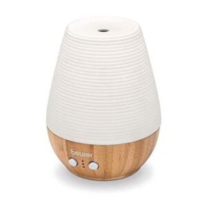 Beurer LA 40 Aroma Diffuser With Colour-Changing LED Light Timer Function – White