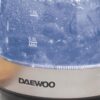 Daewoo LED Illumination Glass Jug Kettle 2200W 1.7 Litres - Silver - Image 4