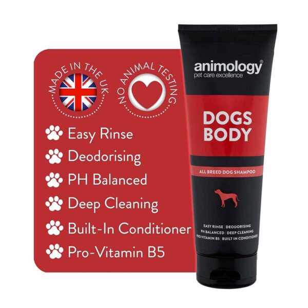 Animology Dogs Body Dog Shampoo - 250ml - Image 3