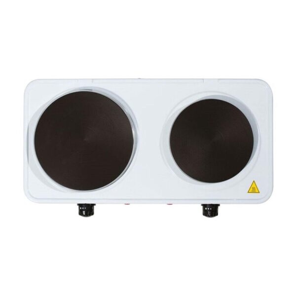 Fine Elements Double Hot Plate Stainless Steel 2500W - White - Image 2
