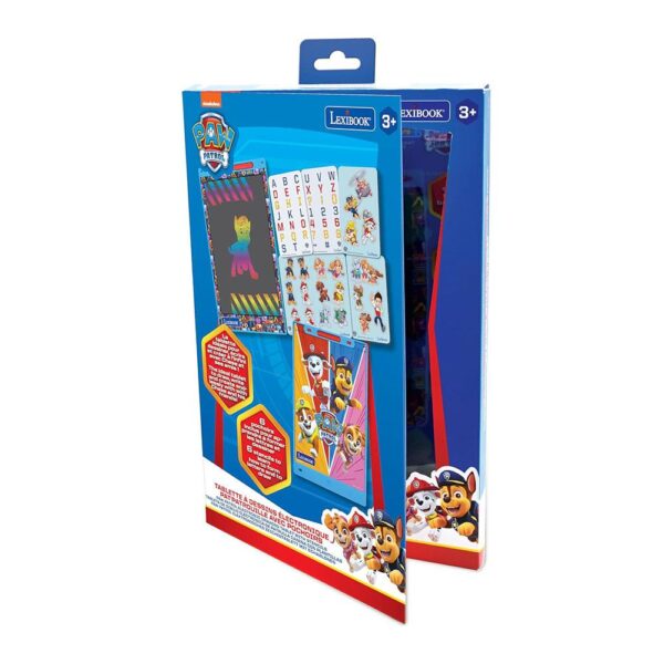Lexibook Paw Patrol 11 Inch Learning Drawing E-ink Tablet With Stencils - Multicolour - Image 5