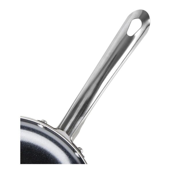 Morphy Richards Accents Induction Frying Pan 2 Piece Set Aluminium With Non Stick Ceramic Coating - Titanium/Black - Image 3