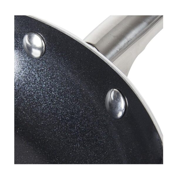 Morphy Richards Accents Induction Frying Pan 2 Piece Set Aluminium With Non Stick Ceramic Coating - Titanium/Black - Image 4