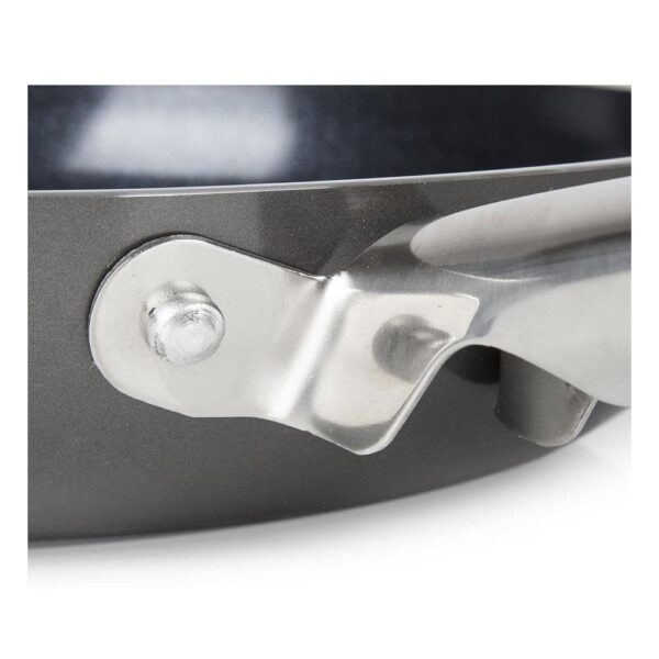 Morphy Richards Accents Induction Frying Pan 2 Piece Set Aluminium With Non Stick Ceramic Coating - Titanium/Black - Image 5