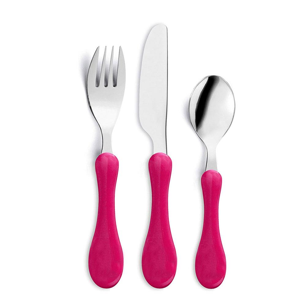 Amefa Retail Nuage Fuchsia Childrens Cutlery