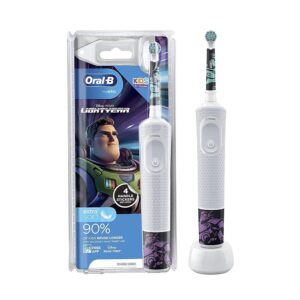 Oral-B Disney Pixar Lightyear Kids Electric Toothbrush 2 Modes Extra Soft – White