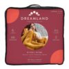 Dreamland Hurry Home Deluxe Velvet Herringbone Quilted Heated Warming Throw Blanket 120 x 160 cm - Mustard Yellow - Image 9