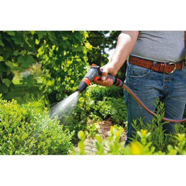 Gardena Classic Cleaning Water Nozzle And Spraying With Impulse Trigger And Lock - Orange/Grey - Image 4
