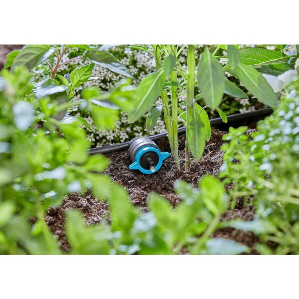 Gardena Micro Drip System Inline Adjustable Pressure Compensating Drip Head 1-8L/Hour 4.6mm - 5 Pack - Image 3