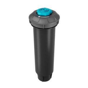 Gardena Pop-Up Sprinkler SD80 With Spray Nozzle 1/2 Inch Female Thread 28-80 m²- Black/Turquoise