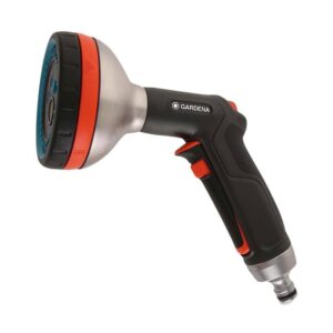 Gardena Premium Multi Sprayer 5 Spray Patterns For Watering And Cleaning – Orange/Grey