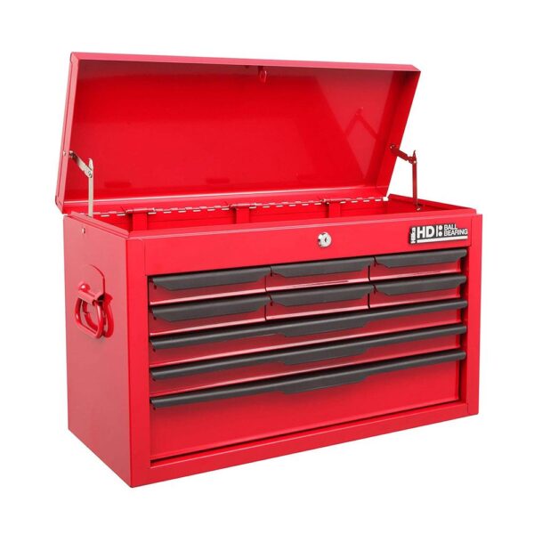 Hilka Heavy Duty 9 Drawer Tool Chest BBS - Red - Image 3