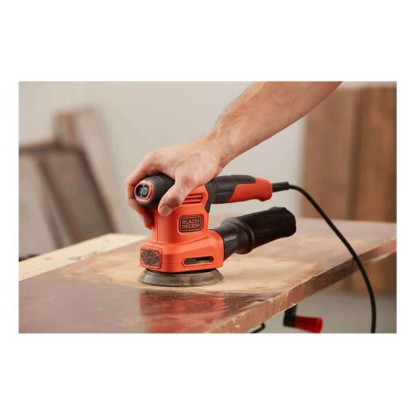 Black & Decker 4-In-1 Corded Multi-Sander 200W 240V - Orange/Black - Image 8