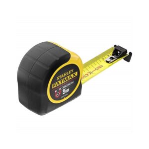 Stanley FatMax Blade Armor Magnetic Measure Tape 5 Metres 16ft Metric Only – Yellow/Black
