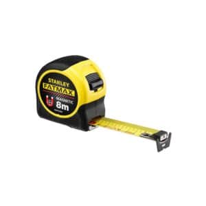 Stanley FatMax Magnetic Tip Tape 8 Metres Metric Only – Yellow/Black