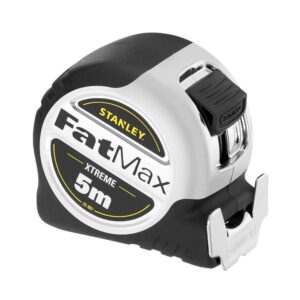 Stanley FatMax Xtreme Measure Tape 5 Metres Metric Only – White/Black
