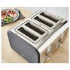 Swan Nordic 4 Slice Toaster Stainless Steel 1500 W - Slate Grey - Image 2