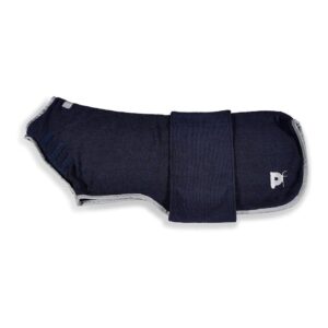 Petface Outdoor Paws Microfibre Dog Drying Robe Medium 50cm – Blue