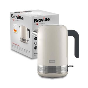 Breville High Gloss Electric Jug Kettle 3000W 1.7 Litres – Cream