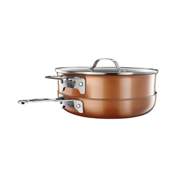 Gotham Steel Stack Master Copper Pan Set - 10 Pieces - Image 5
