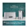 Breville Edge Long Slot 4 Slice Toaster Brushed Stainless Steel 1600W - Silver - Image 6