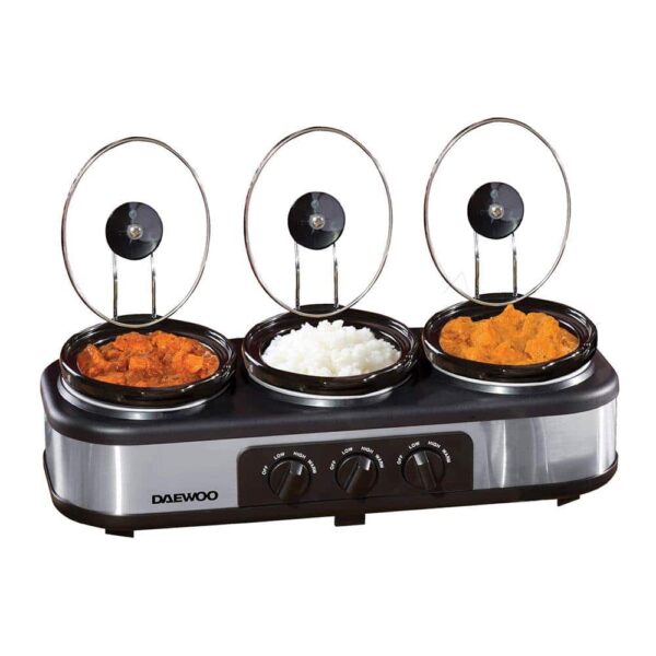Daewoo Triple Slow Cooker