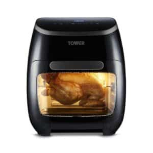 Tower Xpress Pro Combo 10-In-1 Digital Air Fryer Oven With Rapid Air Circulation 2000W 11 Litres – Black