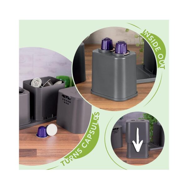 Dualit EcoPress Duo Max Aluminium Coffee Pod Capsule Recycling Tool - Grey - Image 4