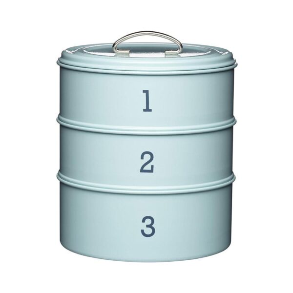 KitchenCraft Living Nostalgia 3-Tier Cake Storage Tin