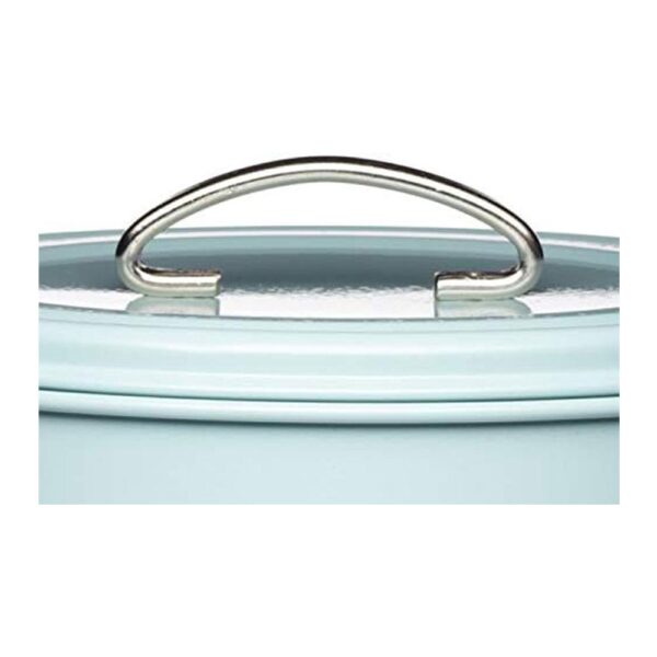 KitchenCraft Living Nostalgia 3-Tier Cake Storage Tin 22 x 27cm - Vintage Blue - Image 3