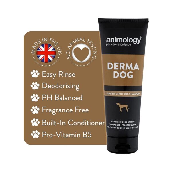 Animology Derma Dog Shampoo - 250ml - Image 3