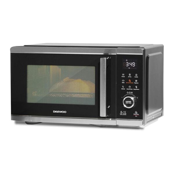 Daewoo Actuate 5-In-1 Air Fryer & Microwave Oven With 10 Power Levels 2400W 26 Litres - Black