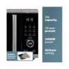 Daewoo Actuate 5-In-1 Air Fryer & Microwave Oven With 10 Power Levels 2400W 26 Litres - Black - Image 2