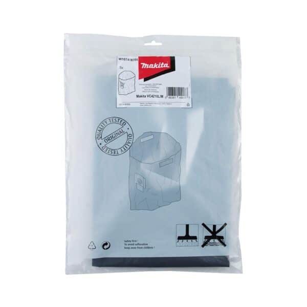 Makita Disposal Bags For VC4210 - 5 Pieces - Image 2