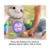 Fisher-Price Linkimals Smooth Moves Sloth Baby Learning Toy With Lights Music & Motion - Multicolour - Image 3