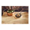 Artesa Mini Cast Iron Skillet Frying Pan With Wooden Serving Board 11cm - Black/Beige - Image 7
