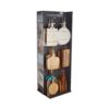 MasterClass Gourmet Prep & Serve Round Oak Paddle Board 30 x 40.5 x 1.5 cm - Brown - Image 4