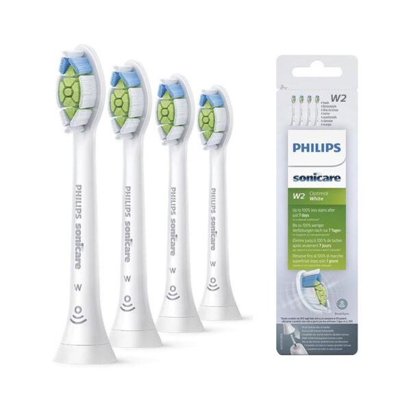 Philips Sonicare W Optimal Standard Sonic Toothbrush Heads 4pk - White