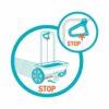 Gardena Spreader L For Delivering Fertiliser Seeds & Salt With Locking Slide 12.5 Litre Capacity - Blue - Image 9