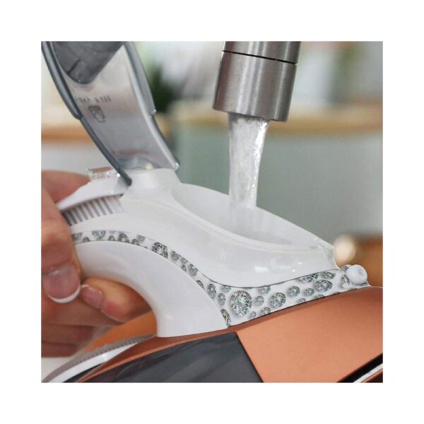 Breville DiamondXpress Steam Iron Diamond Ceramic Soleplate 3100W 400ml Water Tank - White & Rose Gold - Image 10