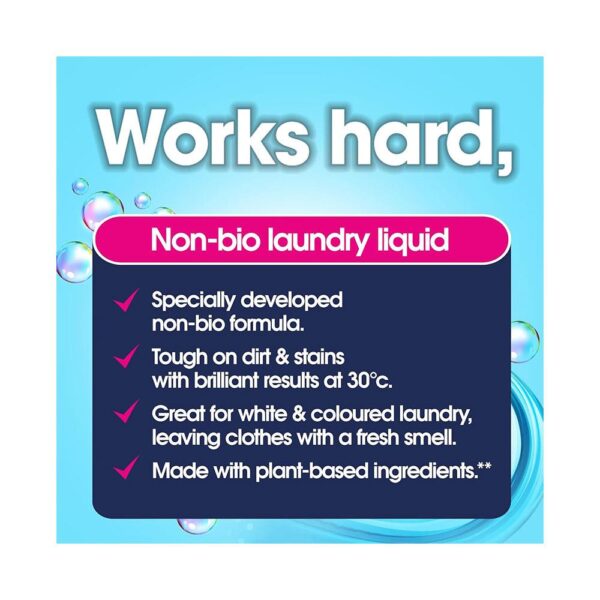 Ecozone Non-Bio Laundry Liquid Tough on Dirt & Stains 18 Washes - 1.5 Litre - Image 3