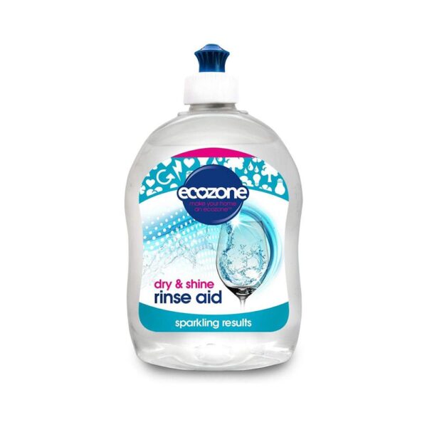 Ecozone Rinse Aid Dry & Shine Gentle Formula Sparkling Results - 500ml