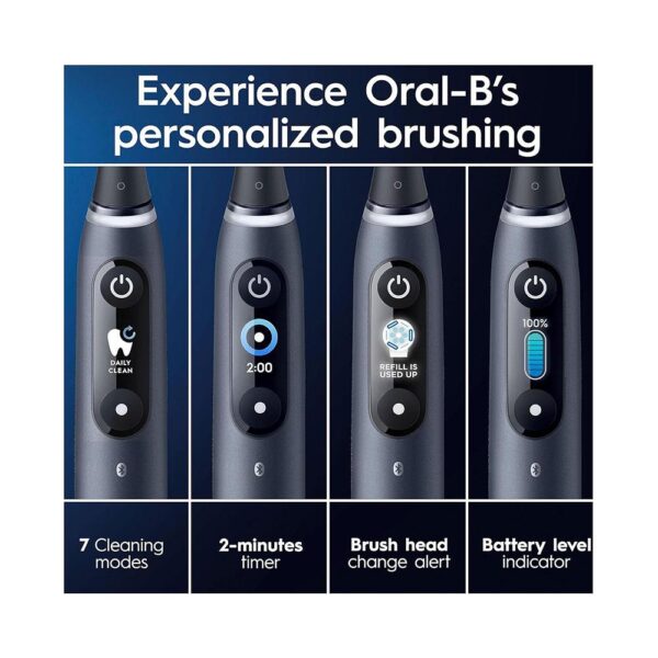 Oral-B iO Series 9 Electric Toothbrush Special Edition 7 Modes With Charging Travel Case - Black - Image 6