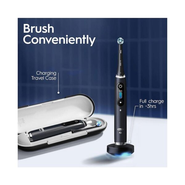 Oral-B iO Series 9 Electric Toothbrush Special Edition 7 Modes With Charging Travel Case - Black - Image 8