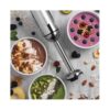 Dualit Handheld Stick Blender With Chopping Bowl Whisk & 1 Litre Measuring Jug Stainless Steel 700W - Silver - Image 3