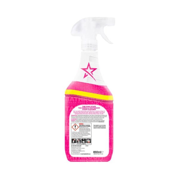 The Pink Stuff Foaming Bathroom Cleaner - 850ml - Image 2
